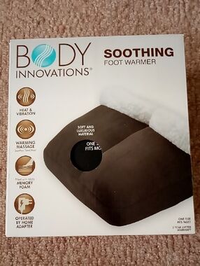 New Soothing Foot Warmer - Black